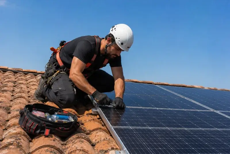 Maintenance et monitoring de panneaux solaires à Aoste