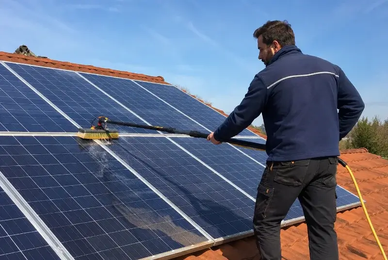 Nettoyage et entretien de panneaux solaires à Aoste